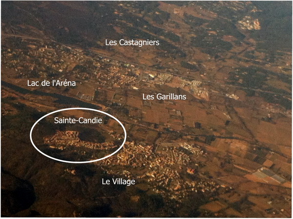 Vue arrienne Sainte Candie
