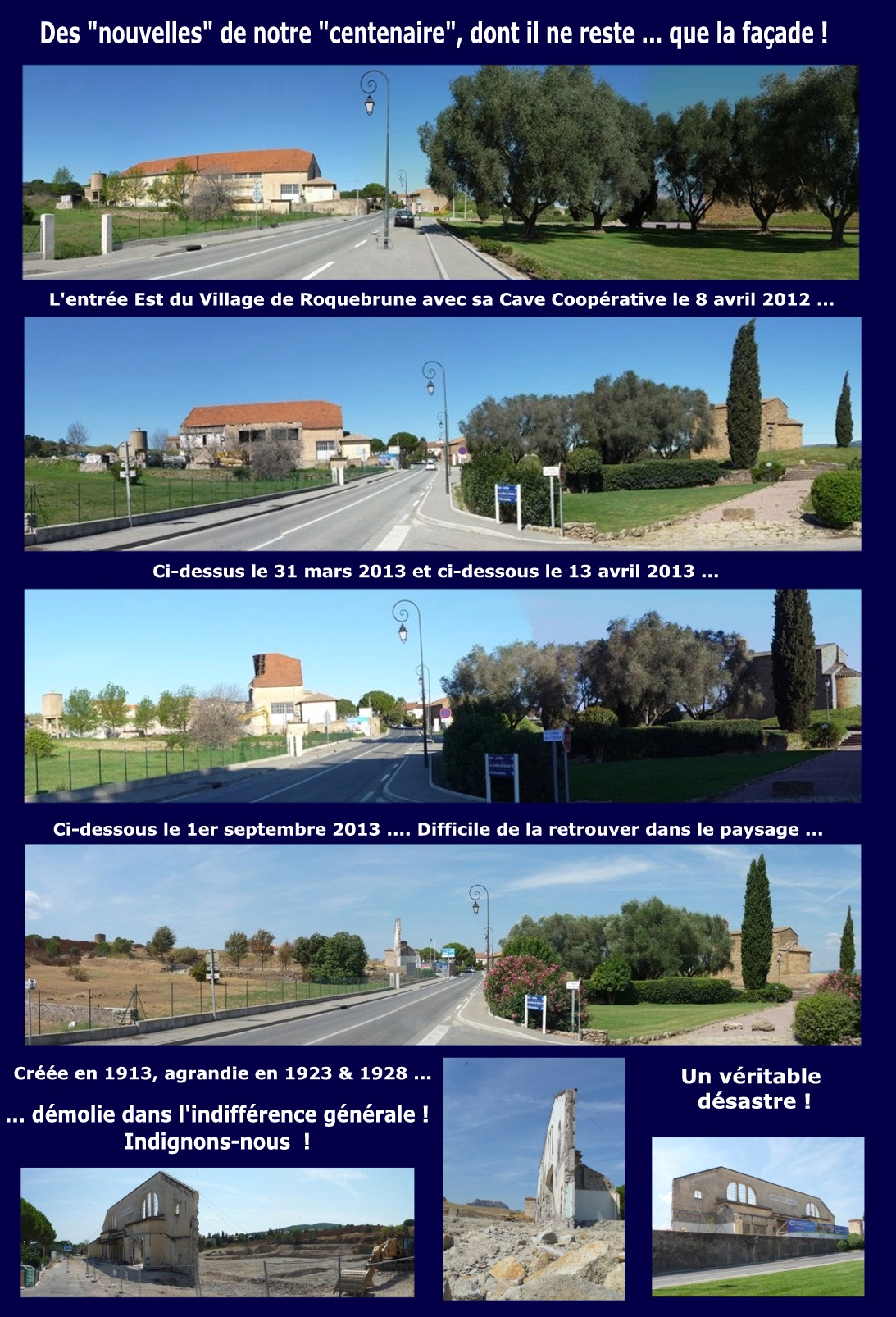 montage cooprative de Roquebrune