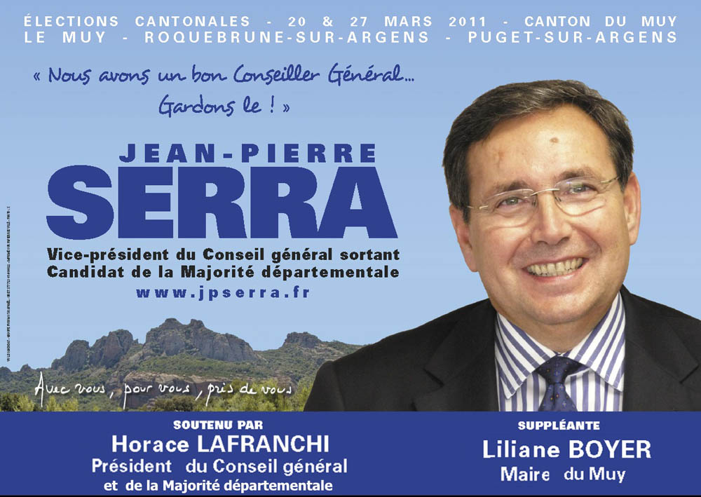 Affiche Cantonale 2011 Jean-Pierre SERRA