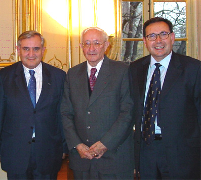 Avec Jean Pierre Raffarin